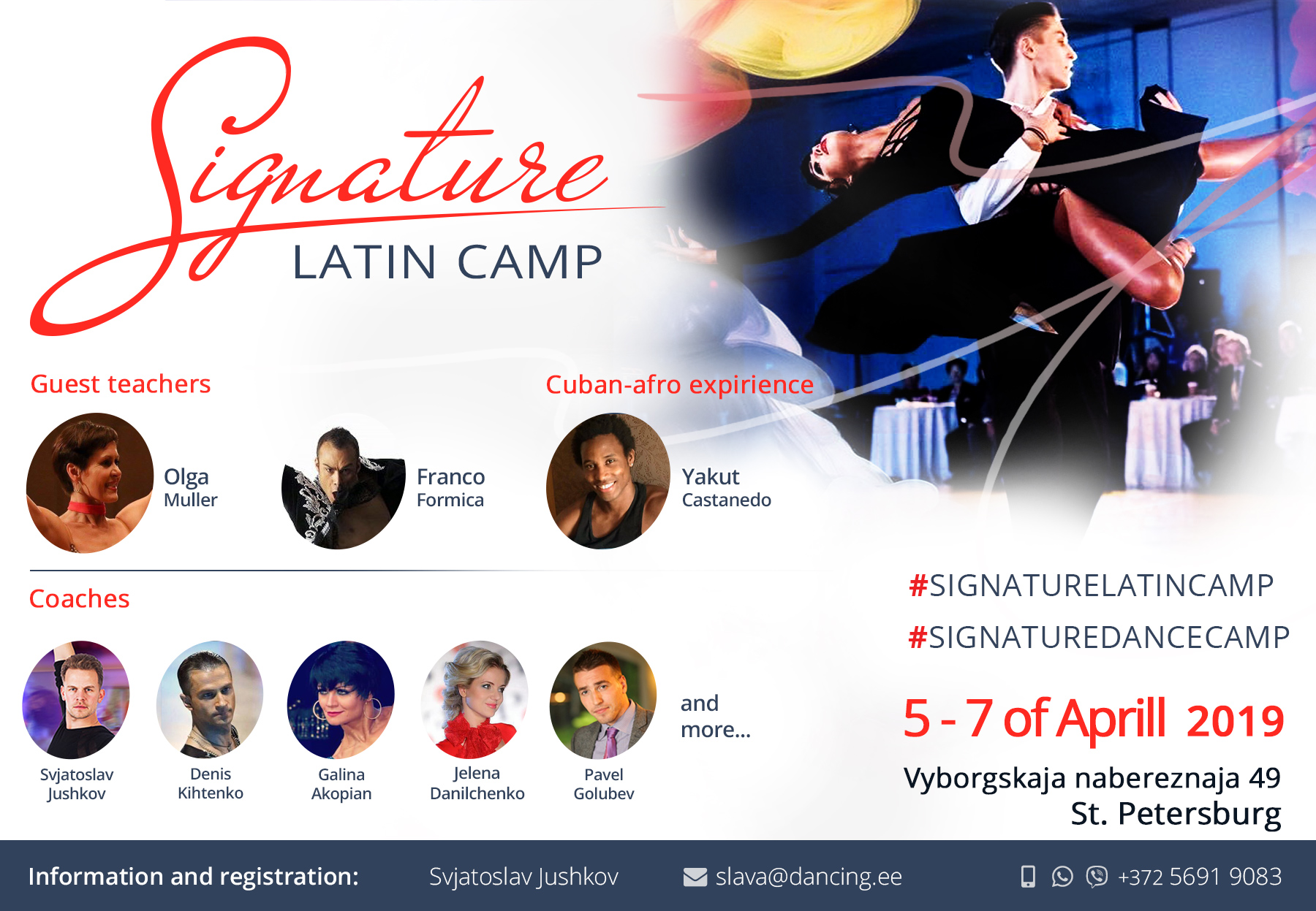 Signature Latin Camp 5 - 7 of Aprill 2019